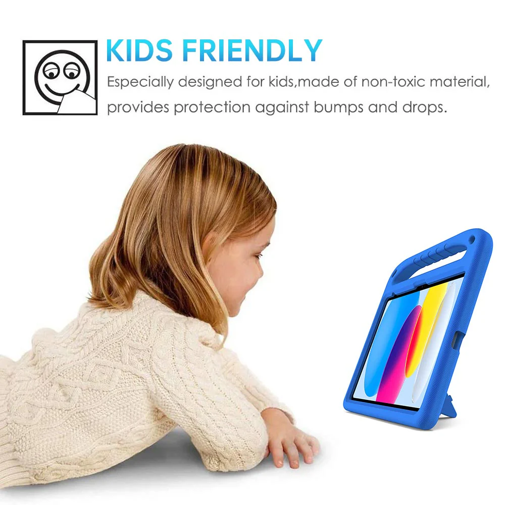 EVN-iPad-N5 | iPad 11-Inch (11th Gen / A16) | Durable shockproof protective case w/ handle grip and kick-stand - Image 2