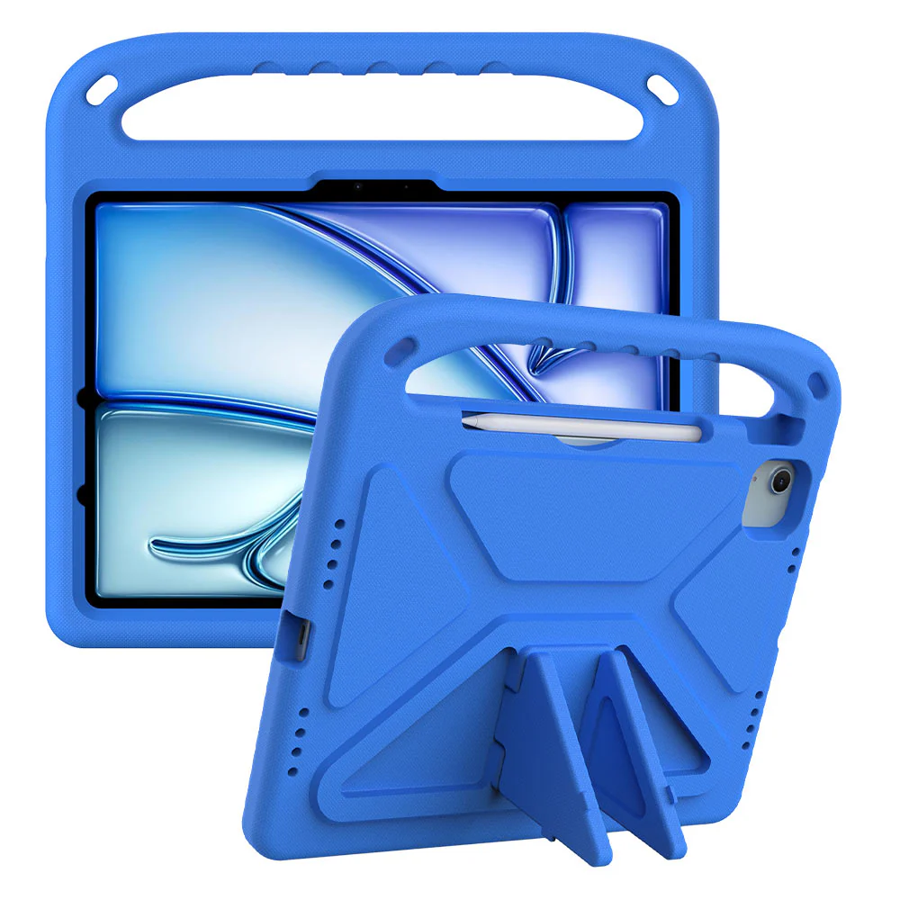 EVN-iPad-PR11 | iPad Air 11 (M2) / (M3) / (M4) | Durable shockproof protective case w/ handle grip and kick-stand