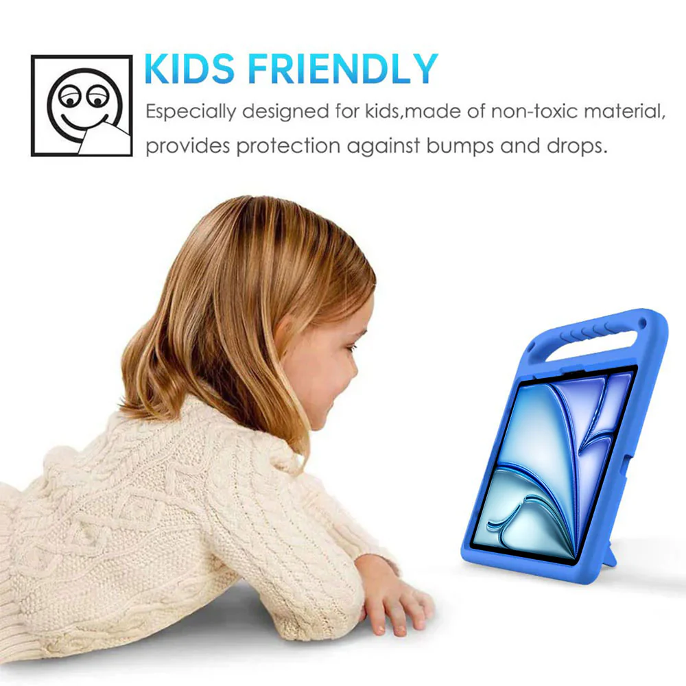 EVN-iPad-PR11 | iPad Air 11 (M2) / (M3) / (M4) | Durable shockproof protective case w/ handle grip and kick-stand - Image 2