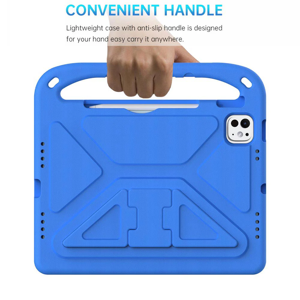 EVN-iPad-PR11 | iPad Pro 11 (M4) / (M5) | Durable shockproof protective case w/ handle grip and kick-stand - Image 3