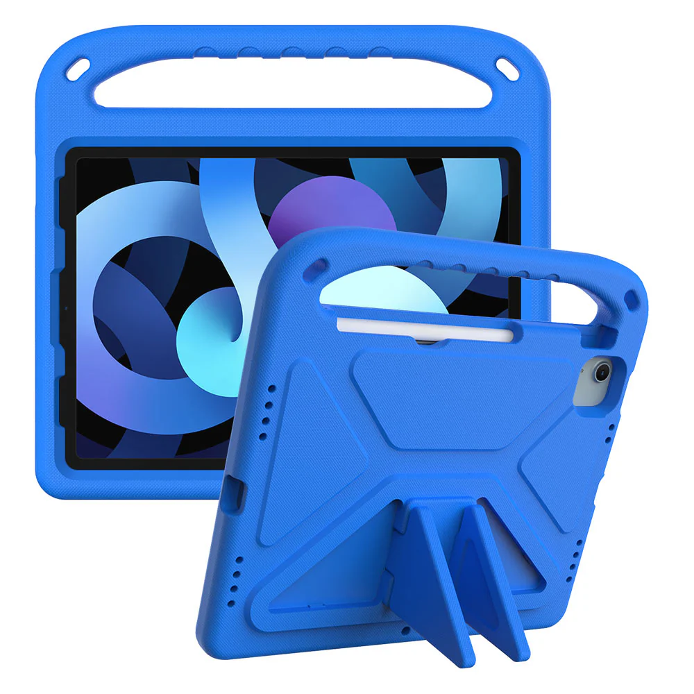 EVN-iPad-PR6 | iPad Air 4 2020 / iPad Air 5 2022 | Durable shockproof protective case w/ handle grip and kick-stand