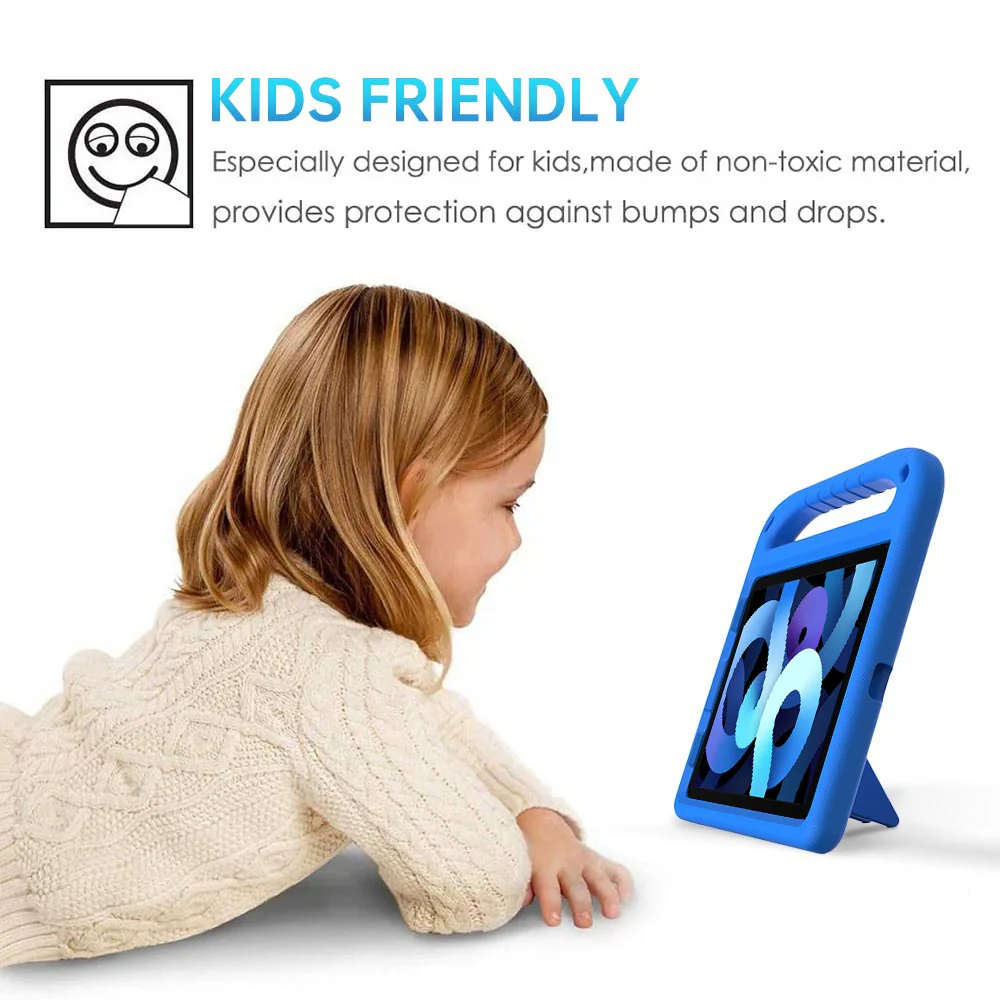 EVN-iPad-PR6 | iPad Air 4 2020 / iPad Air 5 2022 | Durable shockproof protective case w/ handle grip and kick-stand - Image 2
