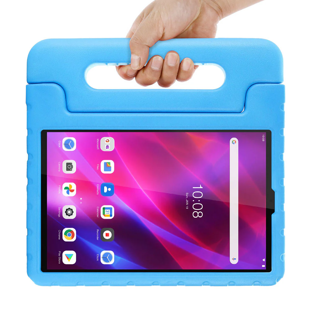 EVN-LN-K10 | Lenovo Tab K10 ( TB-X6C6F/X/L TB-X6C6NBF/X/L ) | Durable shockproof protective case w/ handle grip and kick-stand - Image 4
