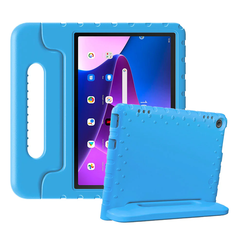EVN-LN-M10-V3 | Lenovo Tab M10 ( Gen3 ) TB328 | Durable shockproof protective case w/ handle grip and kick-stand