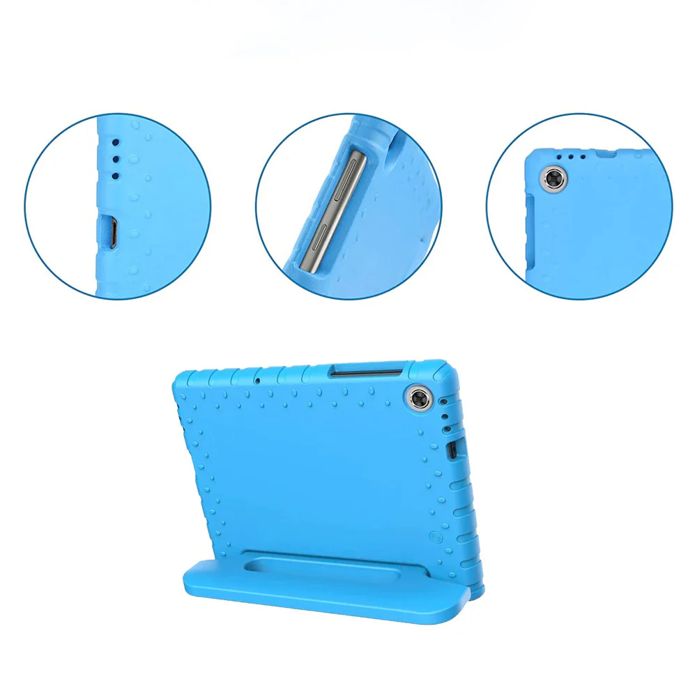 EVN-LN-M10P3 | Lenovo Tab M10 Plus ( Gen3 ) TB125 / TB128 | Durable shockproof protective case w/ handle grip and kick-stand - Image 3