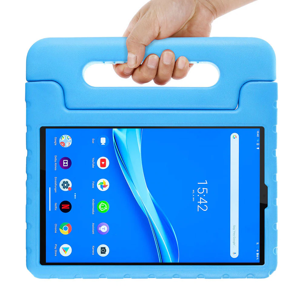 EVN-LN-M10PL | Lenovo Tab M10 Plus TB-X606 | Durable shockproof protective case w/ handle grip and kick-stand - Image 6