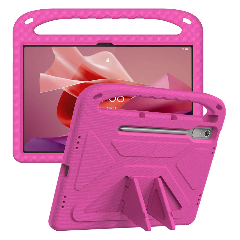 EVN-LN-P12 | Lenovo Tab P12 TB370 / P12 with Matte Display TB372 | Durable shockproof protective case w/ handle grip and kick-stand - Image 7