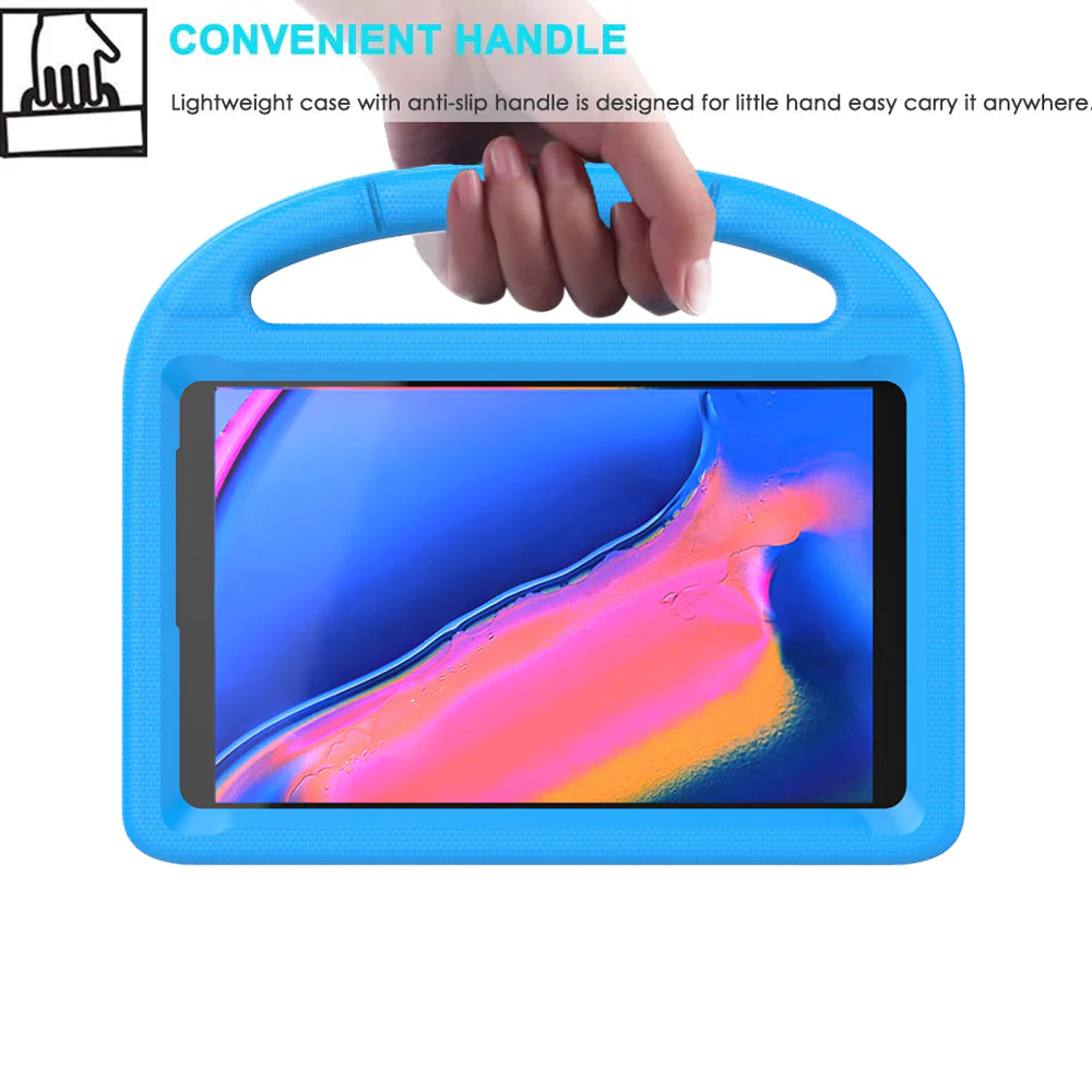 EVN-SS-P200 | Samsung Galaxy Tab A 8.0 & S Pen (2019) P200 P205 | Durable shockproof protective case w/ handle grip and kick-stand - Image 6