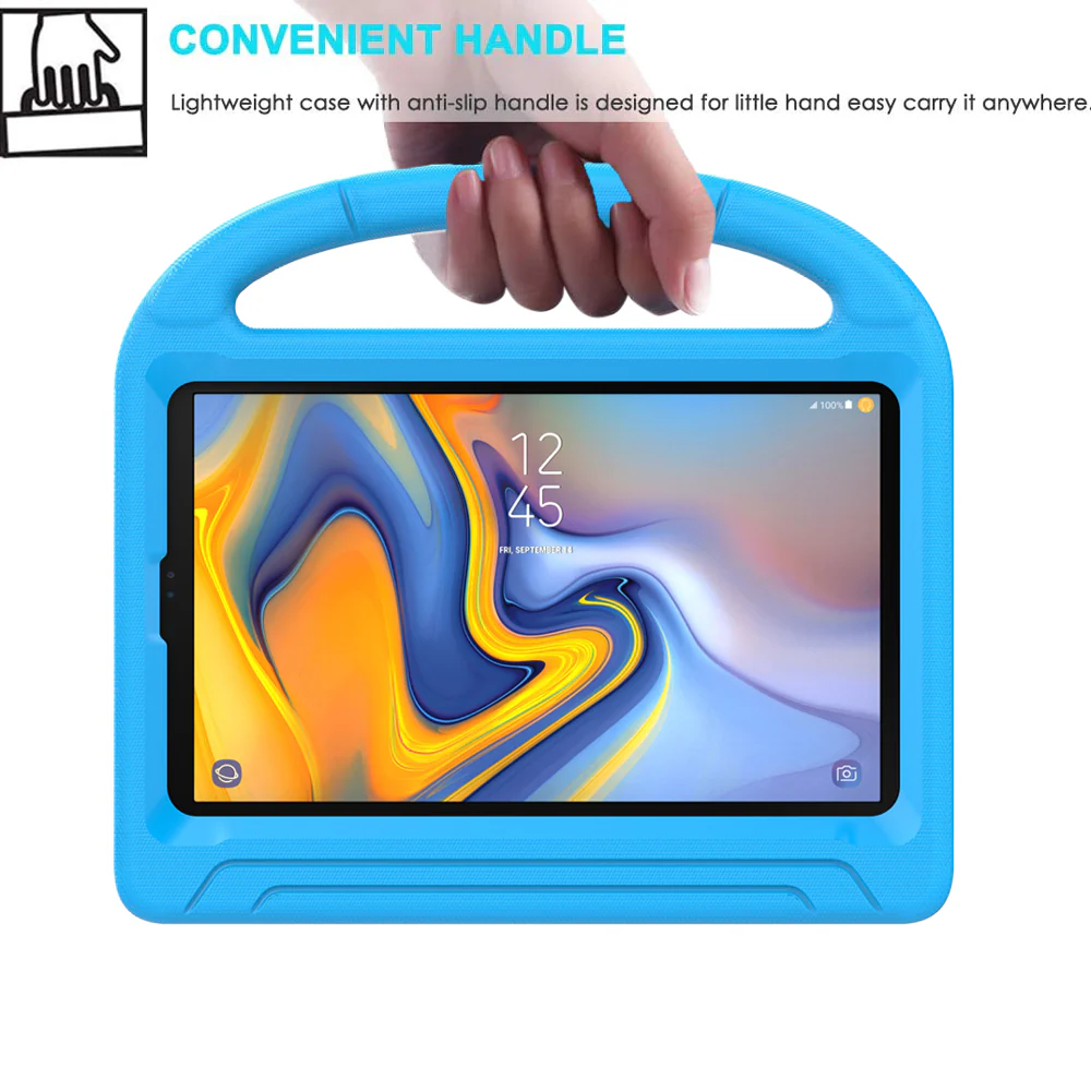 EVN-SS-T387 | Samsung Galaxy Tab A 8.0 (2018) T387 | Durable shockproof protective case w/ handle grip and kick-stand - Image 6