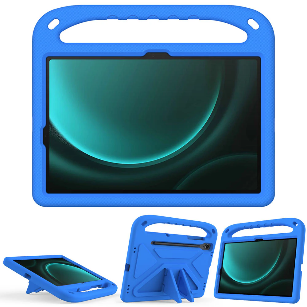 EVN-SS-X710 | Samsung Galaxy Tab S9 FE SM-X510 X516 X518 | Durable shockproof protective case w/ handle grip and kick-stand - Image 4