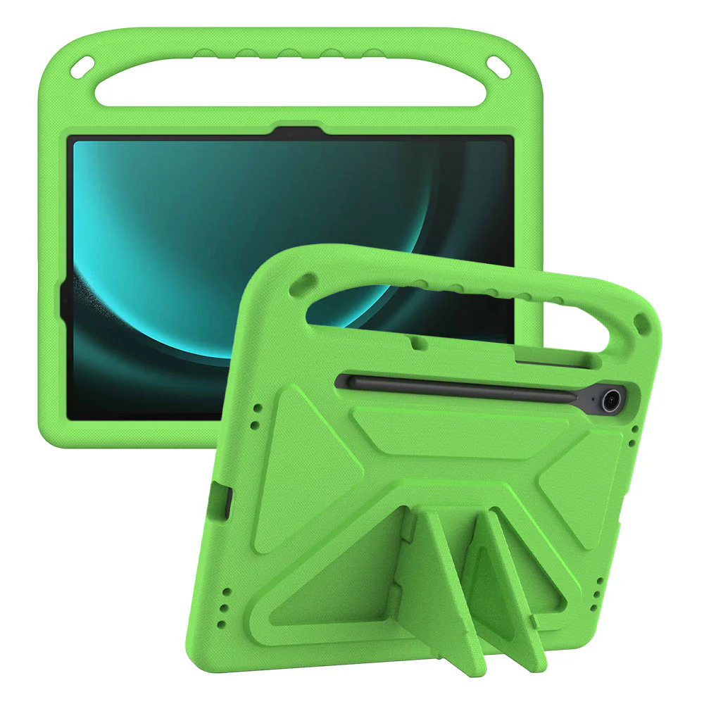 EVN-SS-X710 | Samsung Galaxy Tab S9 FE SM-X510 X516 X518 | Durable shockproof protective case w/ handle grip and kick-stand - Image 5
