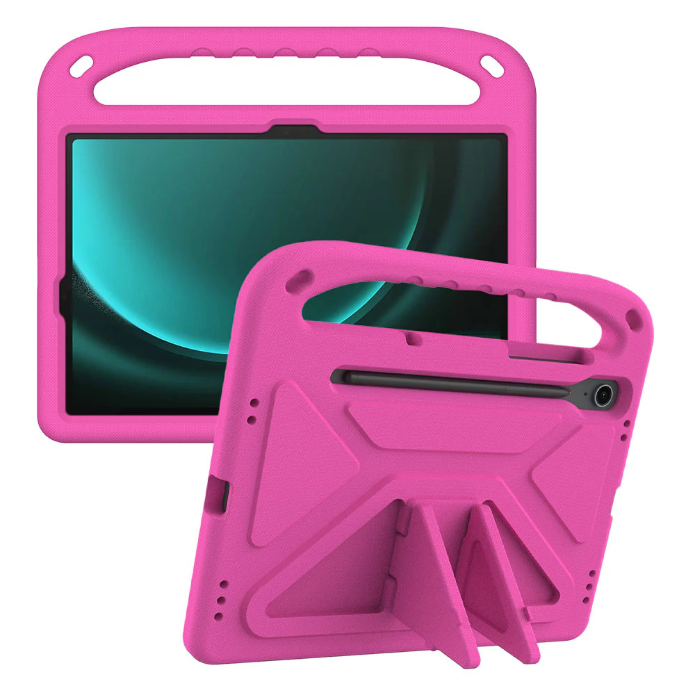 EVN-SS-X710 | Samsung Galaxy Tab S9 FE SM-X510 X516 X518 | Durable shockproof protective case w/ handle grip and kick-stand - Image 6