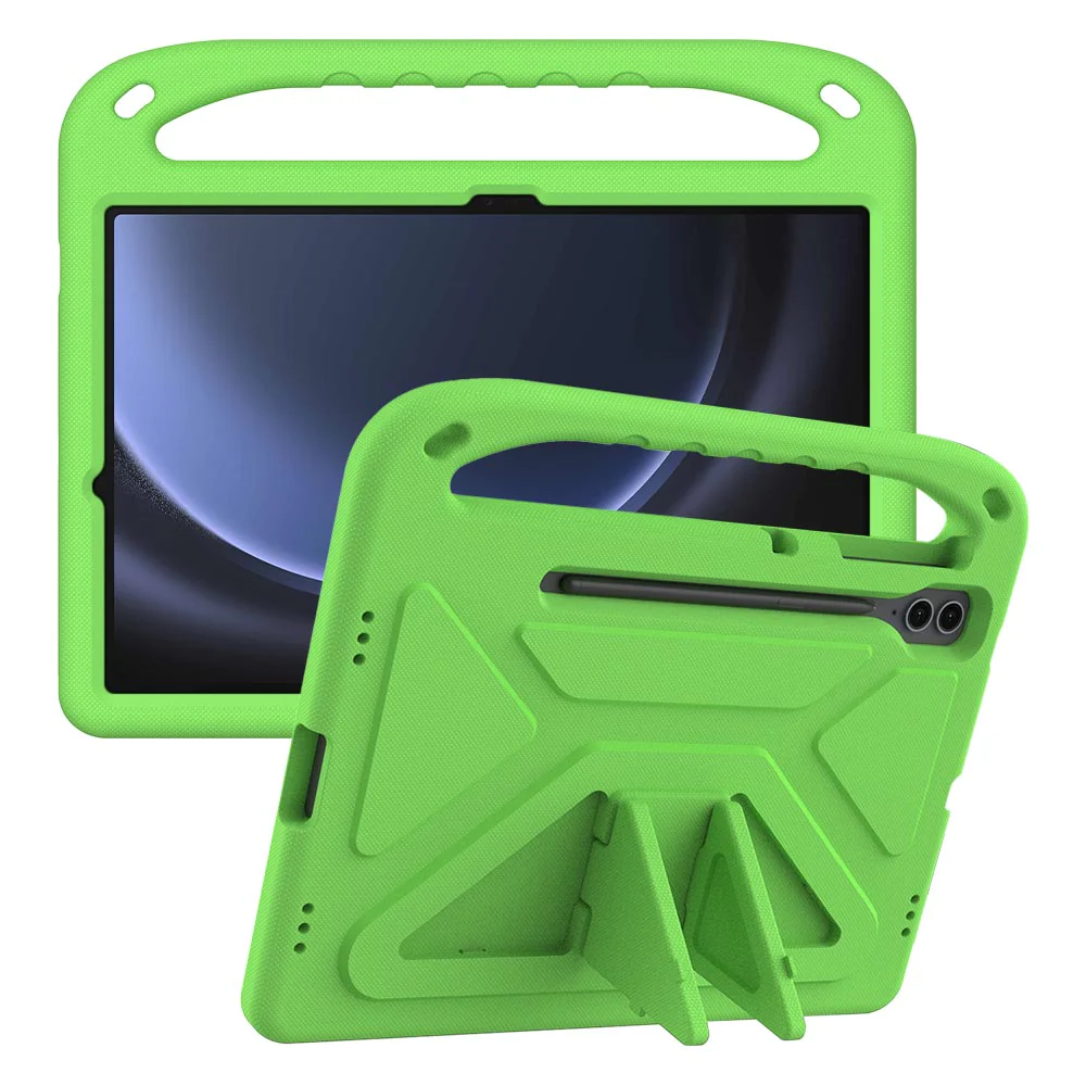 EVN-SS-X810 | Samsung Galaxy Tab S9 FE+ S9 FE Plus SM-X610 X616 X618 | Durable shockproof protective case w/ handle grip and kick-stand - Image 5