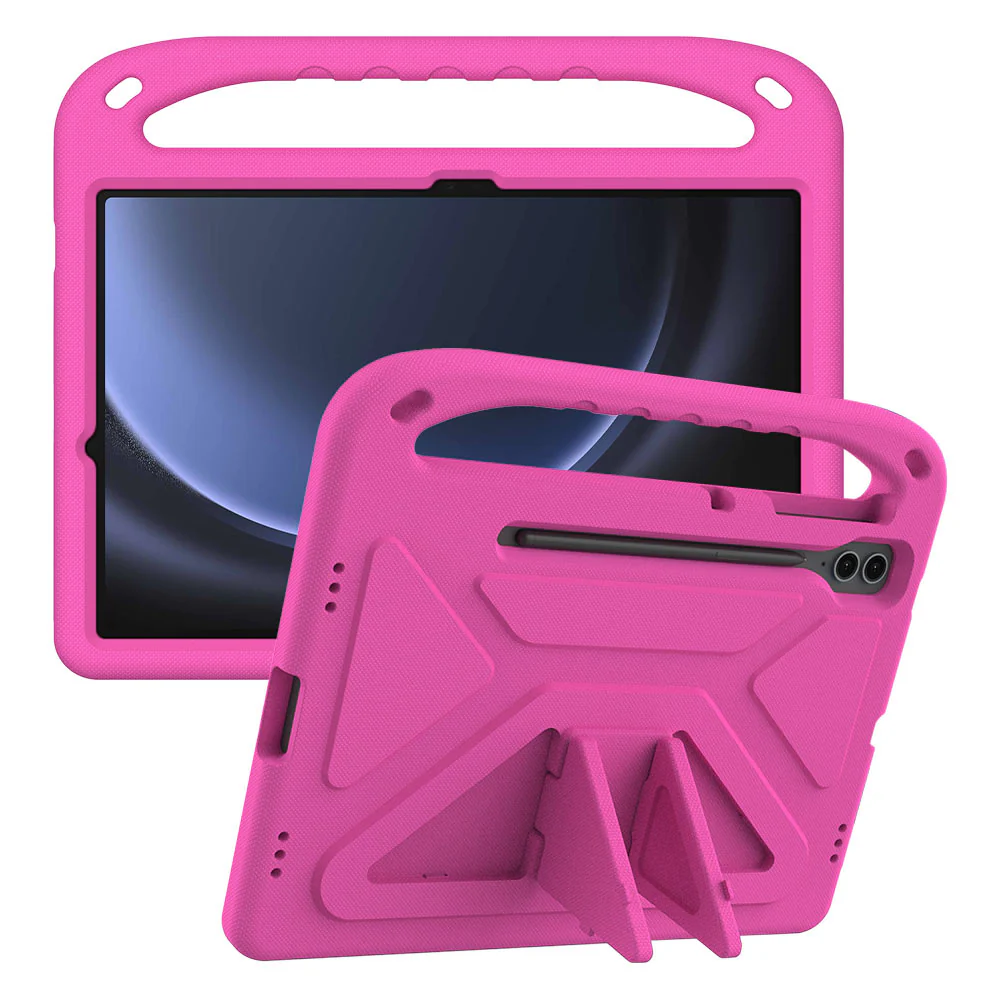 EVN-SS-X810 | Samsung Galaxy Tab S9 FE+ S9 FE Plus SM-X610 X616 X618 | Durable shockproof protective case w/ handle grip and kick-stand - Image 6