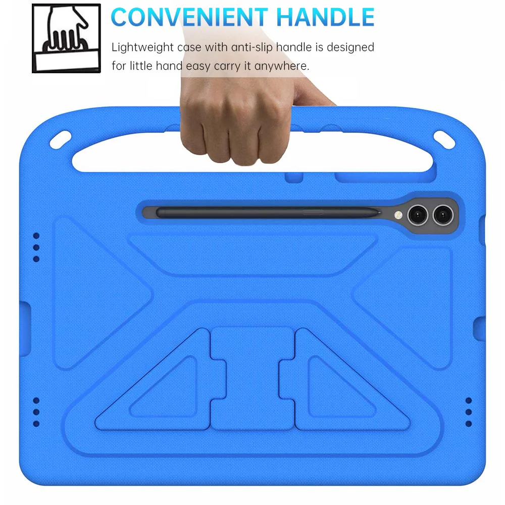 EVN-SS-X810 | Samsung Galaxy Tab S9+ S9 Plus SM-X810 / X816 / X818 | Durable shockproof protective case w/ handle grip and kick-stand - Image 3