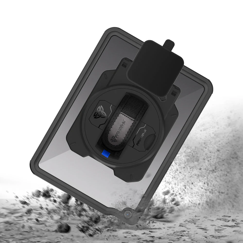 EX1-MAN-iPad-A5 | iPad Air 11 (M2) / (M3) | IP68 Waterproof, Shock & Dust Proof Case With Square Card Reader Holder - Image 6