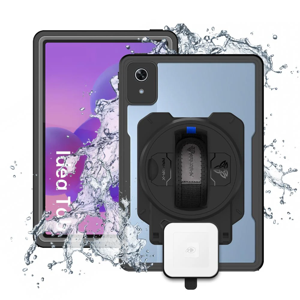 EX1-MAN-LN-TB336 | Lenovo Tab K11 (Gen 2) TB336 | IP68 Waterproof, Shock & Dust Proof Case With Square Card Reader Holder