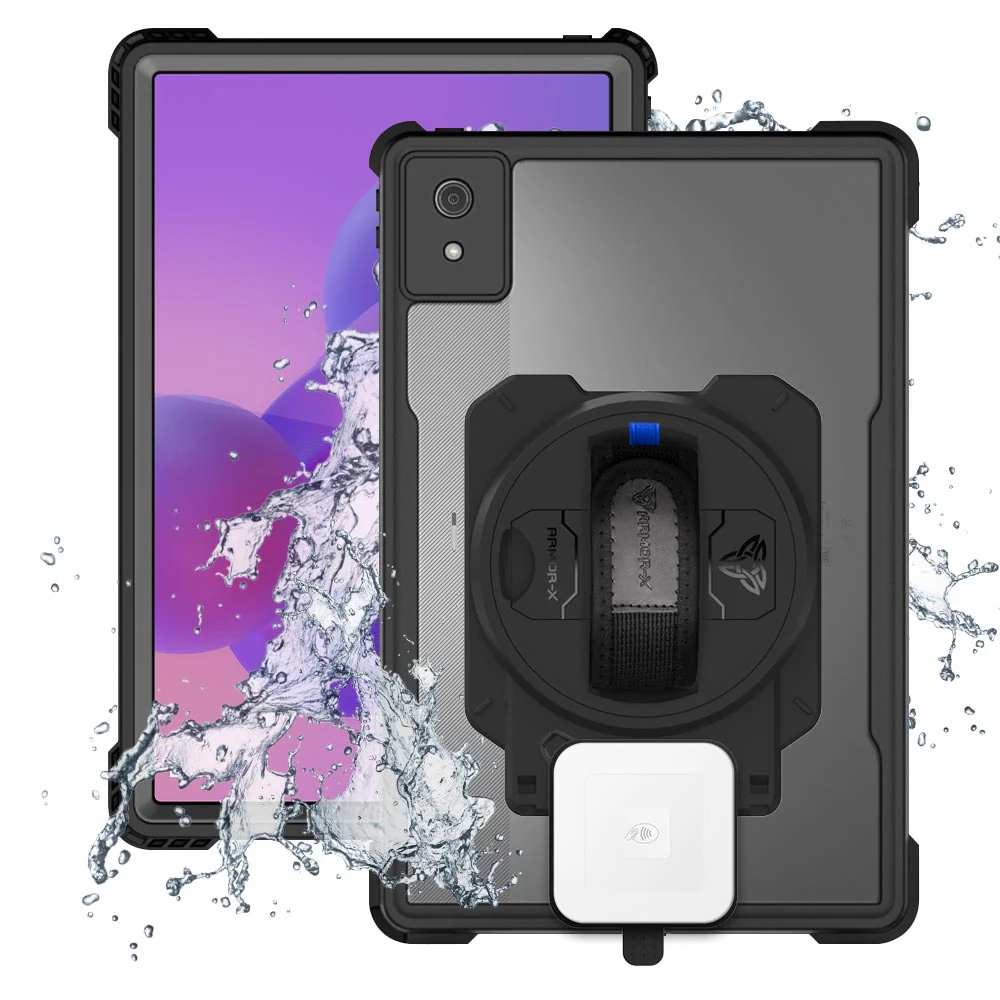 EX1-MAN-LN-TB373 | Lenovo Idea Tab Pro TB373 | IP68 Waterproof, Shock & Dust Proof Case With Square Card Reader Holder