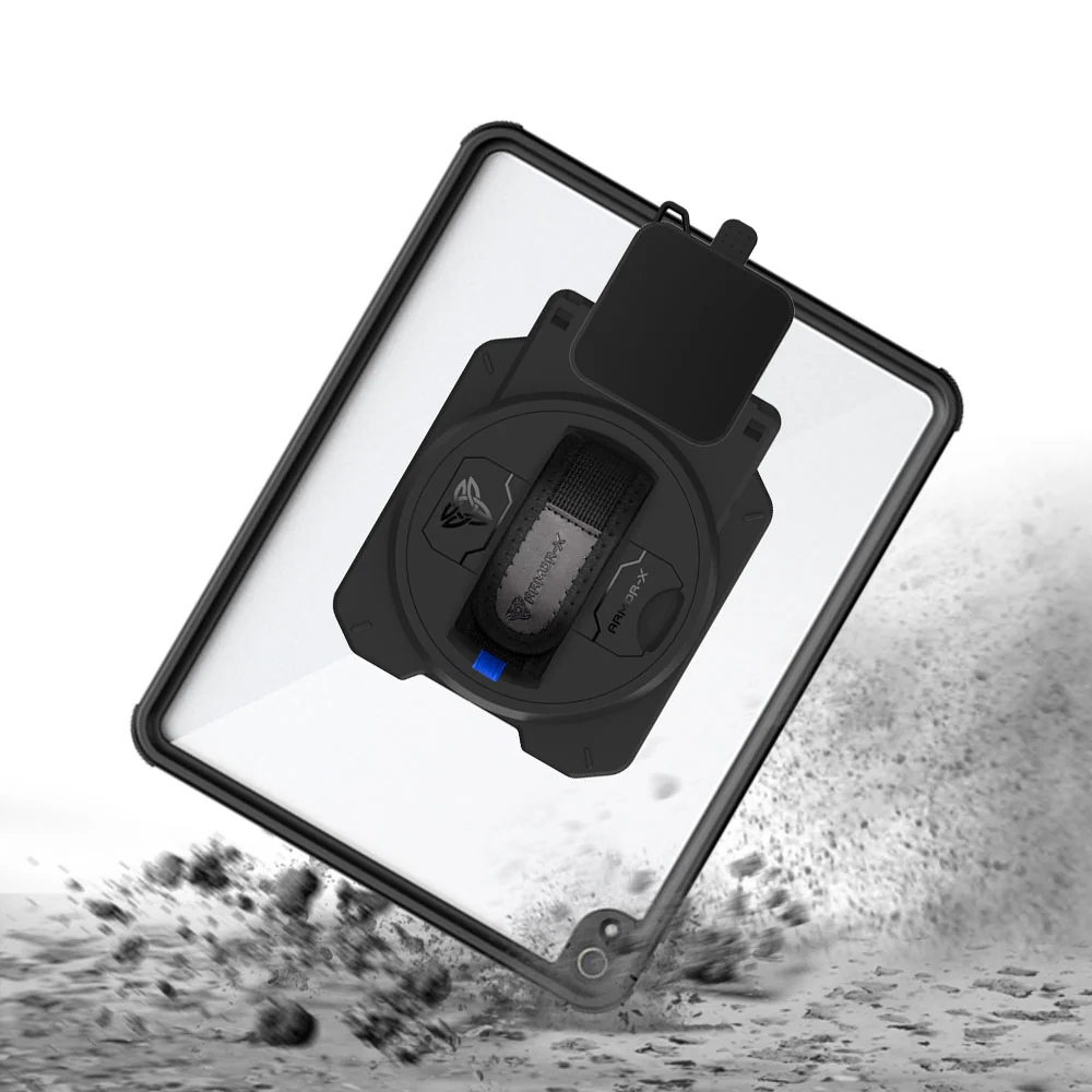 EX2-MAN-A11S | iPad Pro 12.9 ( 3rd Gen. ) 2018 | IP68 Waterproof, Shock & Dust Proof Case With Sumup Card Reader Holder - Image 5