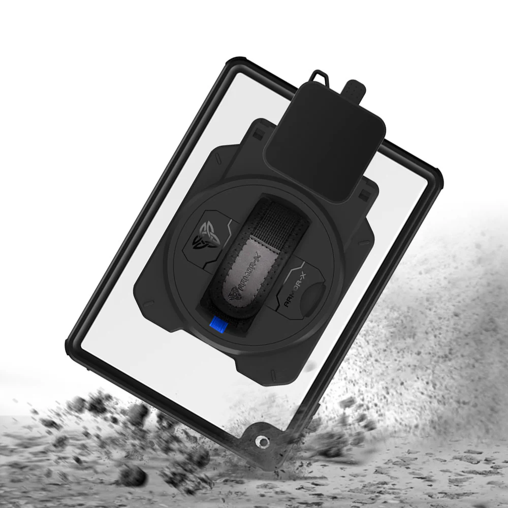 EX2-MAN-A7S | iPad 9.7 ( 5th / 6th Gen. ) 2017 / 2018 | IP68 Waterproof, Shock & Dust Proof Case With Adyen NYC1 Card Reader Holder - Image 6