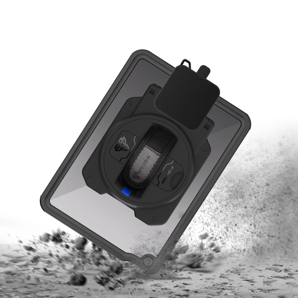 EX2-MAN-iPad-A5 | iPad Air 11 (M2) / (M3) | IP68 Waterproof, Shock & Dust Proof Case With Clover Go Card Reader Holder - Image 6