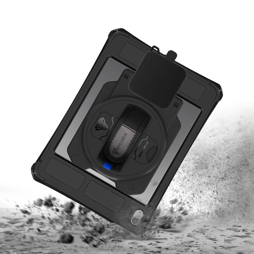 EX2-MAN-iPad-A5PN | iPad Air 11 (M2) / (M3) | IP68 Waterproof, Shock & Dust Proof Case With Grafterr Go BBPOS WisePad 3 Card Reader Holder Supports Apple Pencil Pro Wireless Charging - Image 7