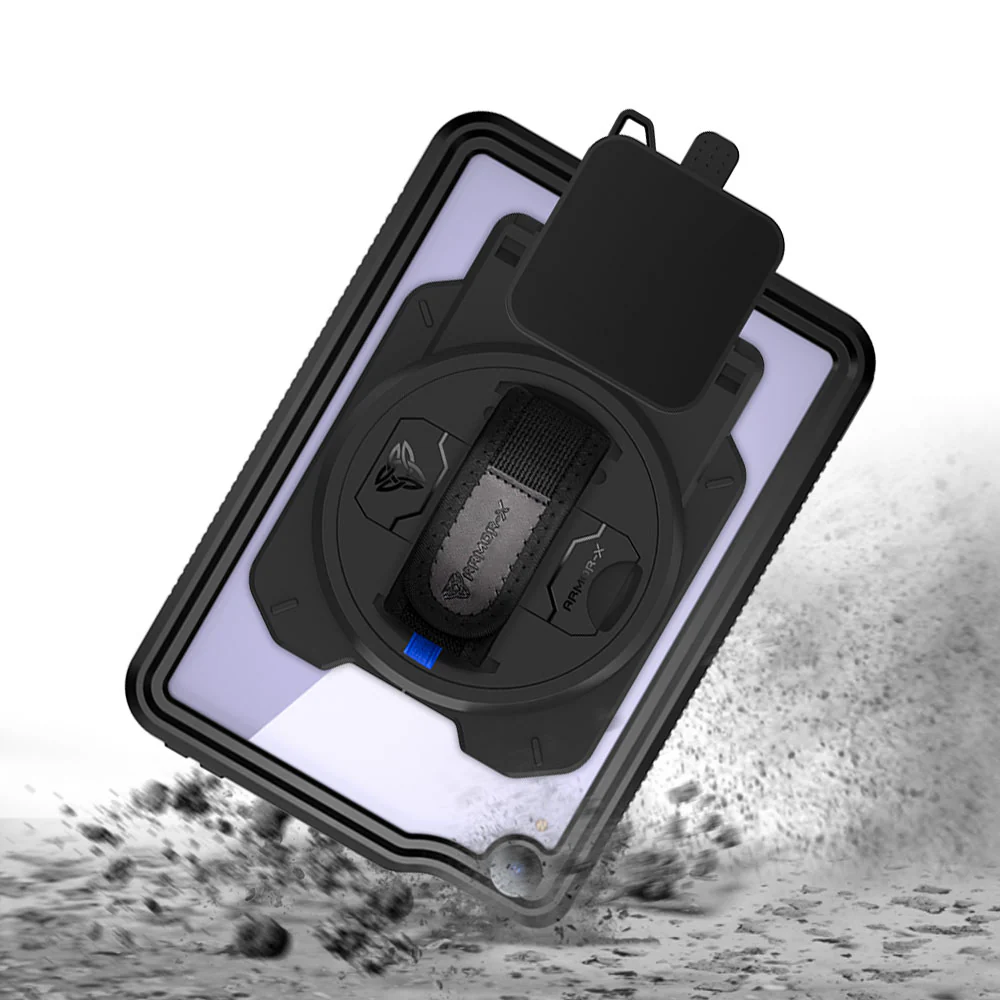 EX2-MAN-iPad-M6 | iPad mini (A17 Pro) | IP68 Waterproof, Shock & Dust Proof Case With Ingenico Moby 5500 Card Reader Holder - Image 6