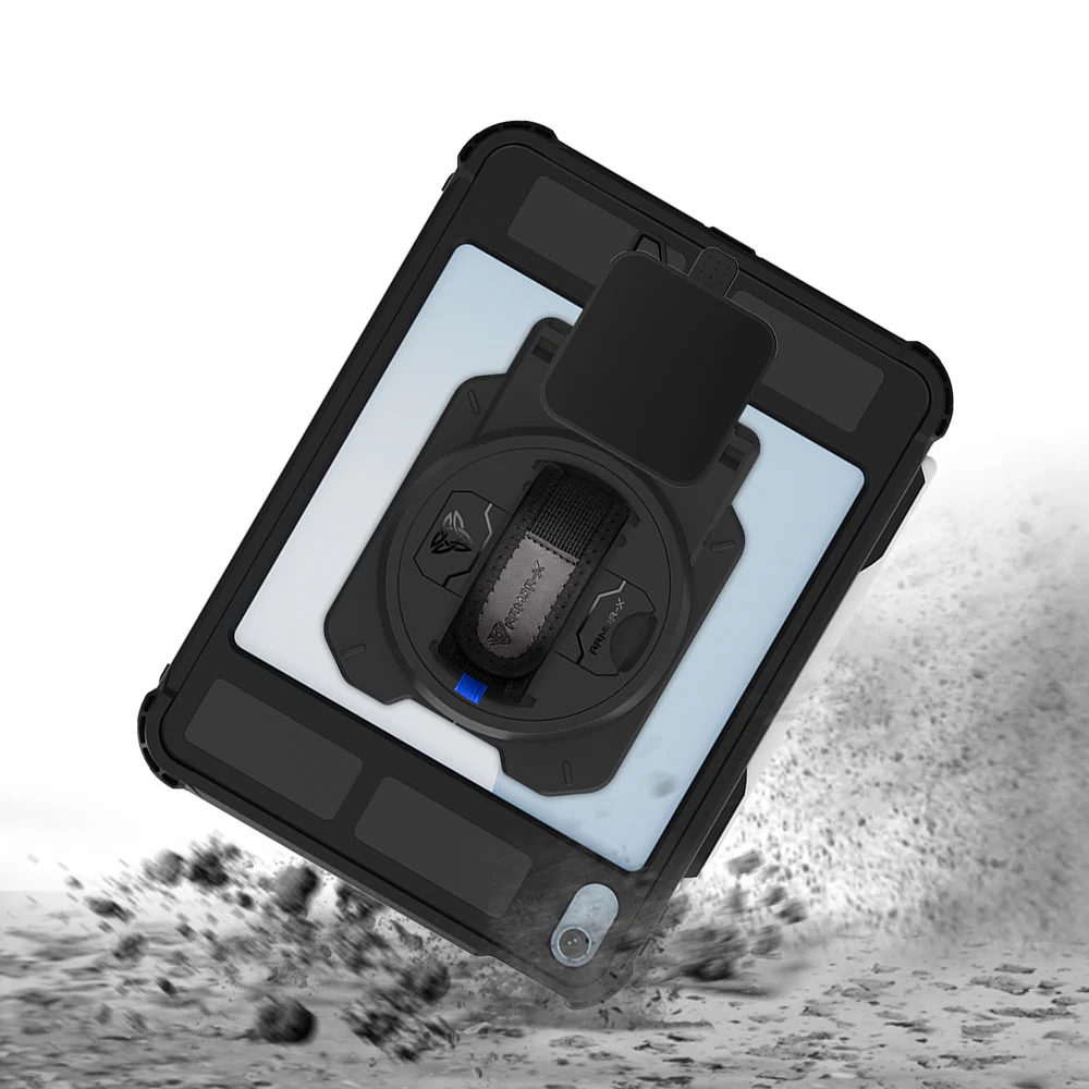 EX2-MAN-iPad-N5PN | iPad 11-Inch (11th Gen / A16) | IP68 Waterproof, Shock & Dust Proof Case With Stripe Reader M2 Card Reader Holder & Pencil Holder - Image 6