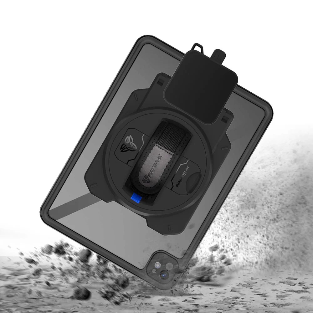 EX2-MAN-iPad-PR11 | iPad Pro 11 (M4) / (M5) | IP68 Waterproof, Shock & Dust Proof Case With Sumup Card Reader Holder - Image 5
