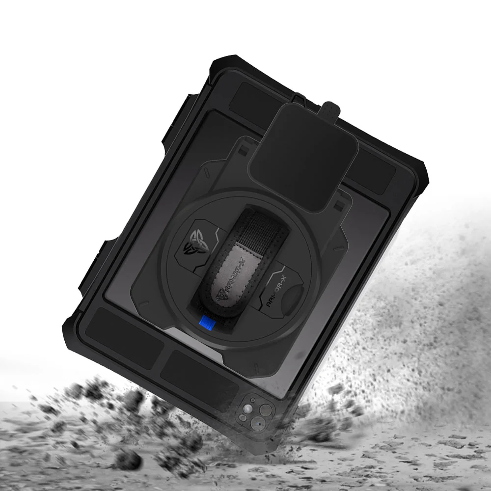 EX2-MAN-iPad-PR11PN | iPad Pro 11 (M4) / (M5) | IP68 Waterproof, Shock & Dust Proof Case With Stripe Reader M2 Card Reader Holder Supports Apple Pencil Pro Wireless Charging - Image 6