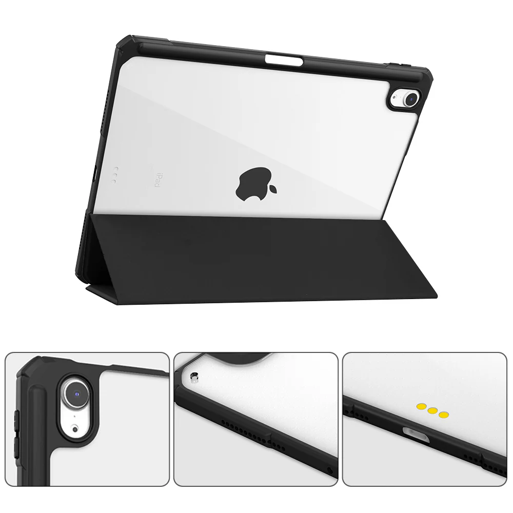 FC-iPad-A5 | iPad Air 11 (M2) / (M3) / (M4) | Smart Magnetic Folio Cover with Tri-Fold Stand - Image 4