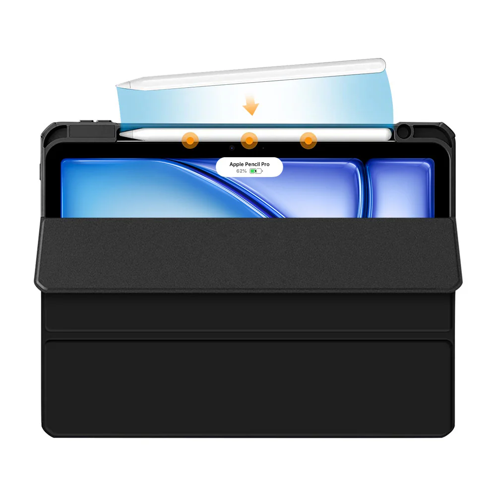 FC-iPad-A5 | iPad Air 11 (M2) / (M3) / (M4) | Smart Magnetic Folio Cover with Tri-Fold Stand - Image 6