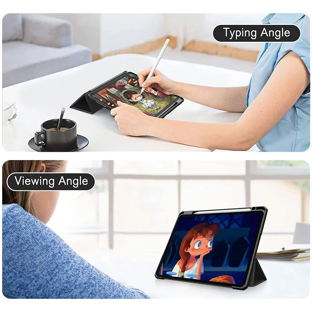FC-iPad-A6 | iPad Air 13 (M2) / (M3) / (M4) | Smart Magnetic Folio Cover with Tri-Fold Stand - Image 7
