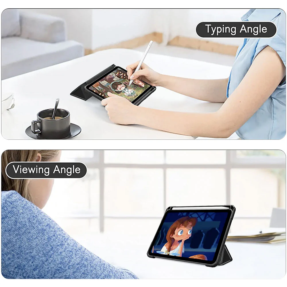 FC-iPad-M6 | iPad mini (A17 Pro) | Smart Magnetic Folio Cover with Tri-Fold Stand - Image 8