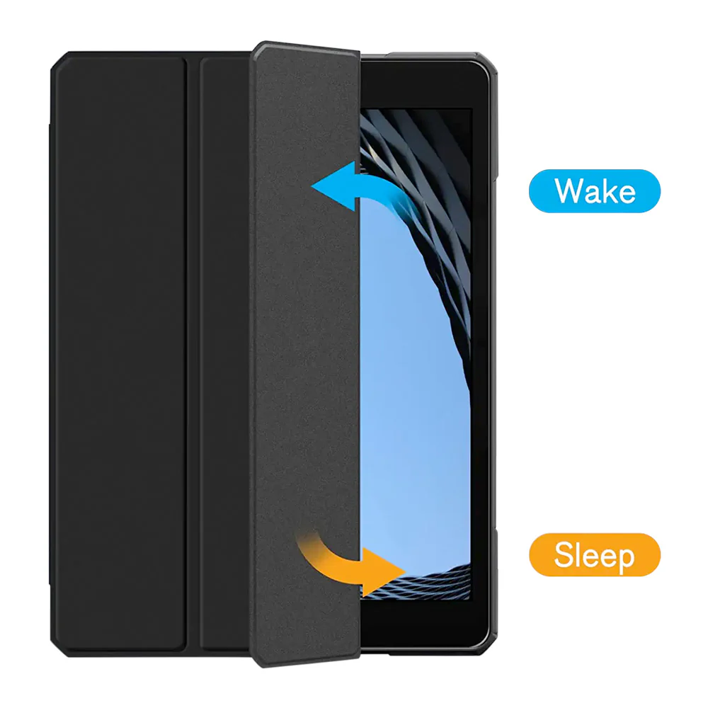 FC-iPad-N3 | iPad 10.2 (7th & 8th & 9th Gen.) 2019 / 2020 / 2021 | Smart Magnetic Folio Cover with Tri-Fold Stand - Image 5