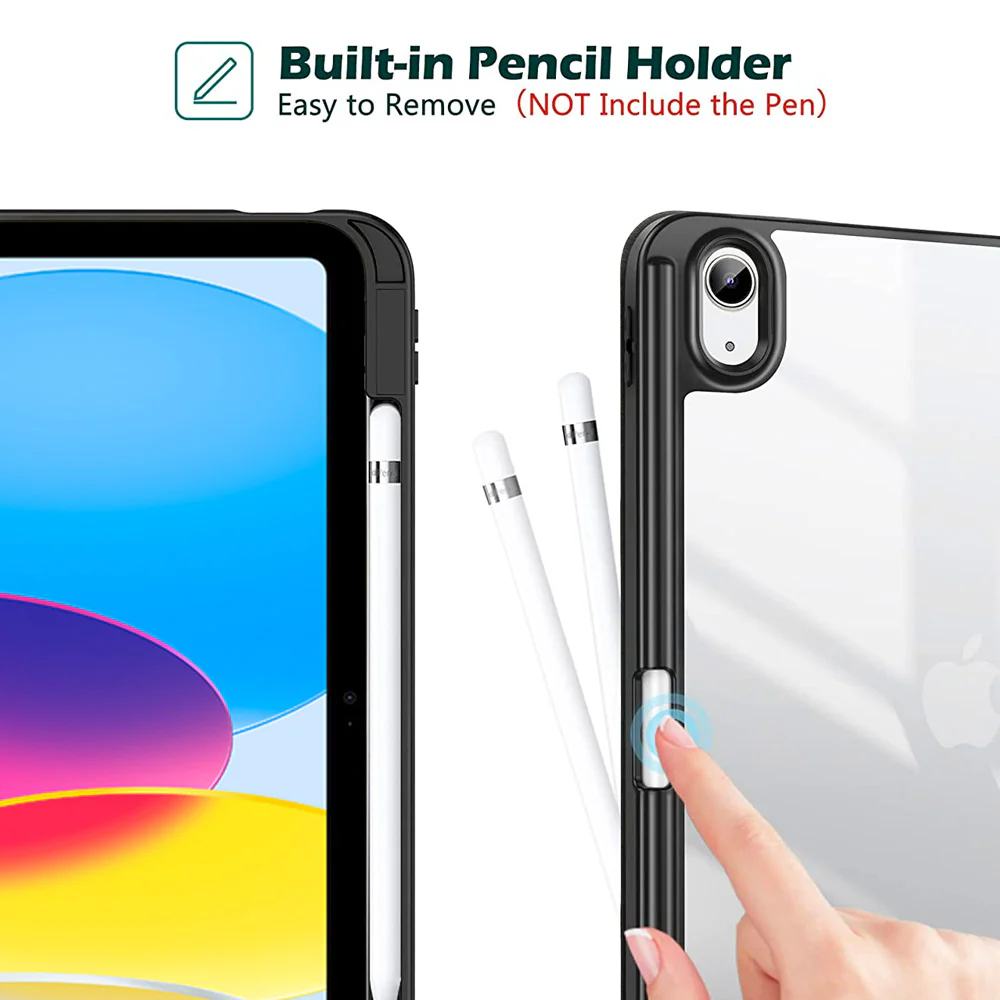 FC-iPad-N5 | iPad 10.9 (10th Gen.) | Smart Magnetic Folio Cover with Tri-Fold Stand - Image 6