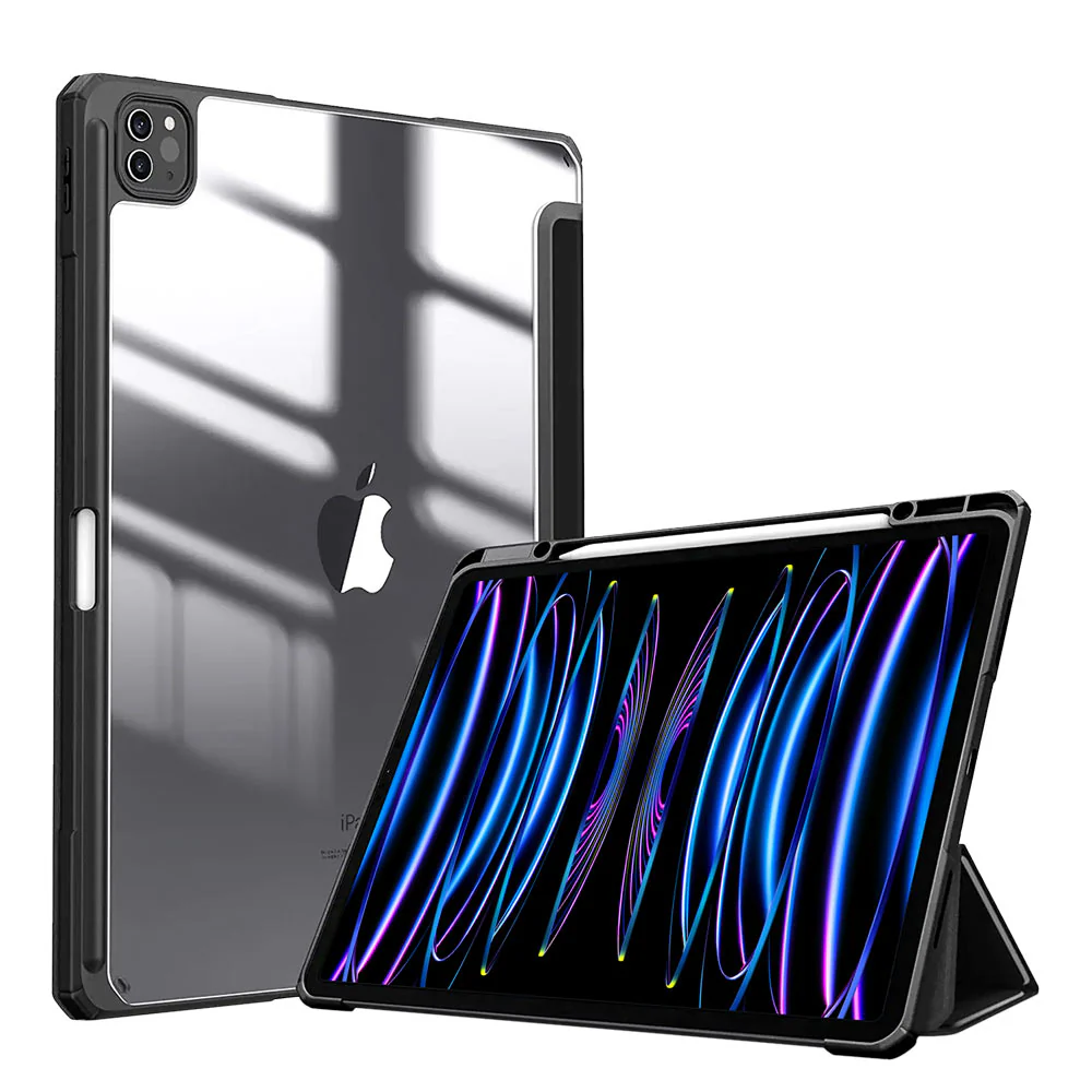 FC-iPad-PR9 | iPad Pro 12.9 ( 5th / 6th Gen. ) 2021 / 2022 | Smart Magnetic Folio Cover with Tri-Fold Stand