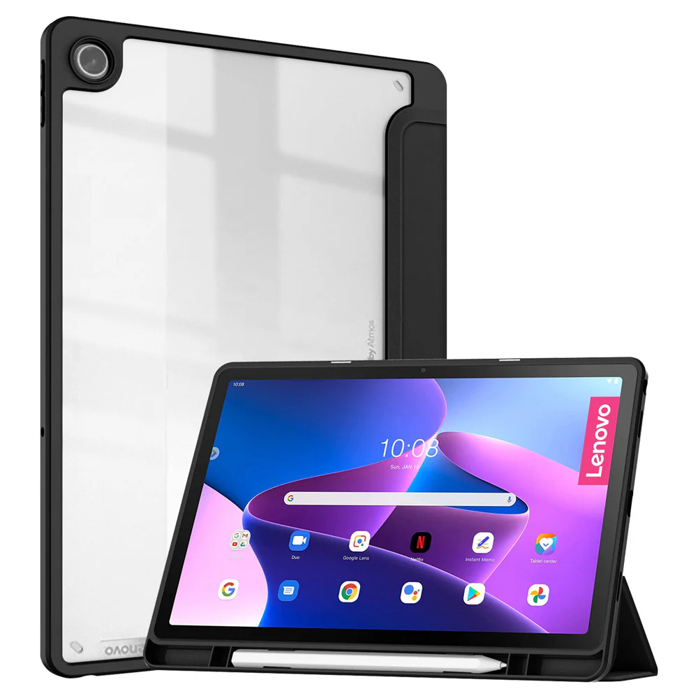 FC-LN-M10P3 | Lenovo Tab M10 Plus ( Gen3 ) TB125 / TB128 | Smart Magnetic Folio Cover with Tri-Fold Stand
