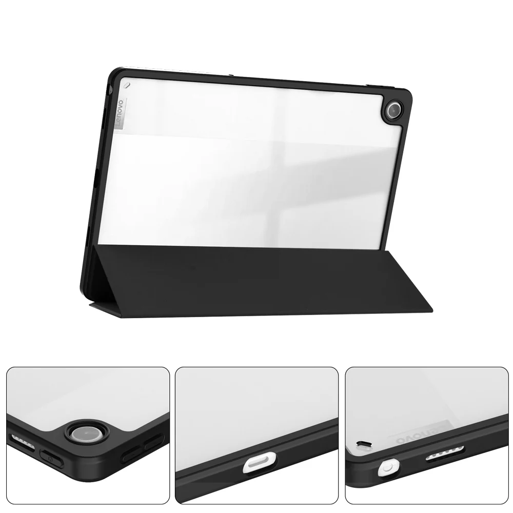 FC-LN-M10P3 | Lenovo Tab M10 Plus ( Gen3 ) TB125 / TB128 | Smart Magnetic Folio Cover with Tri-Fold Stand - Image 2
