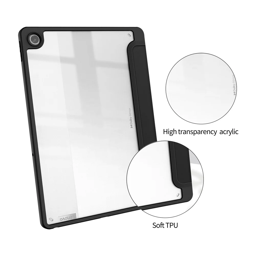 FC-LN-M10P3 | Lenovo Tab M10 Plus ( Gen3 ) TB125 / TB128 | Smart Magnetic Folio Cover with Tri-Fold Stand - Image 3
