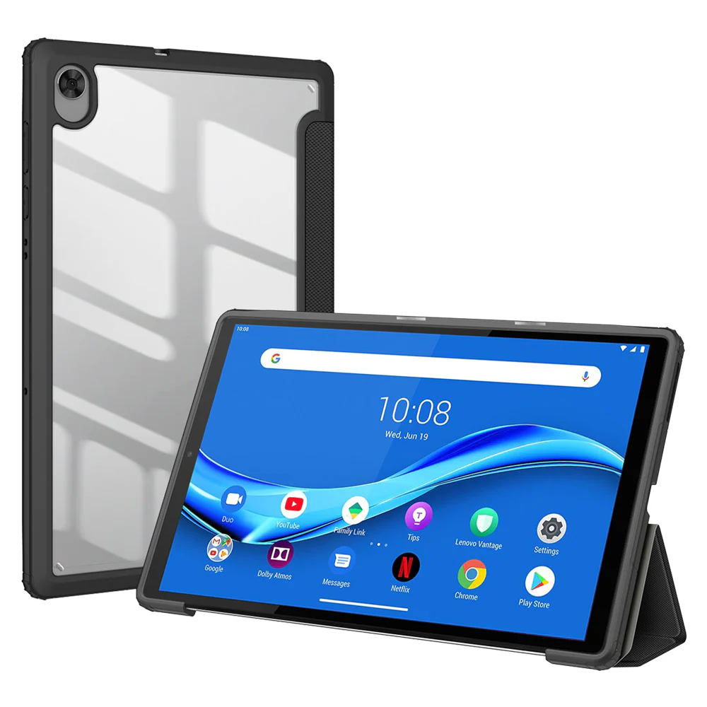 FC-LN-M10PL | Lenovo Tab M10 Plus TB-X606 | Smart Magnetic Folio Cover with Tri-Fold Stand