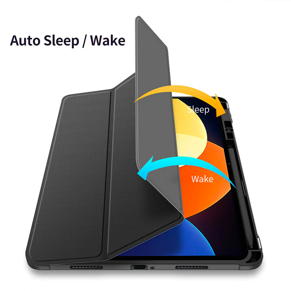 FC-Mi-PAD5P | Xiaomi Mi Pad 5 Pro 12.4" | Smart Magnetic Folio Cover with Tri-Fold Stand - Image 4