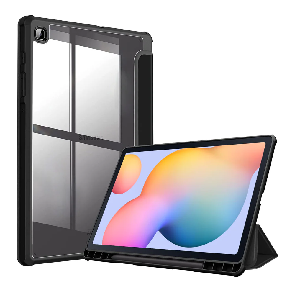 FC-SS-P610 | Samsung Galaxy Tab S6 Lite SM-P620 P625 (2024) / SM-P613 P619 (2022) / SM-P610 P615 (2020) | Smart Magnetic Folio Cover with Tri-Fold Stand