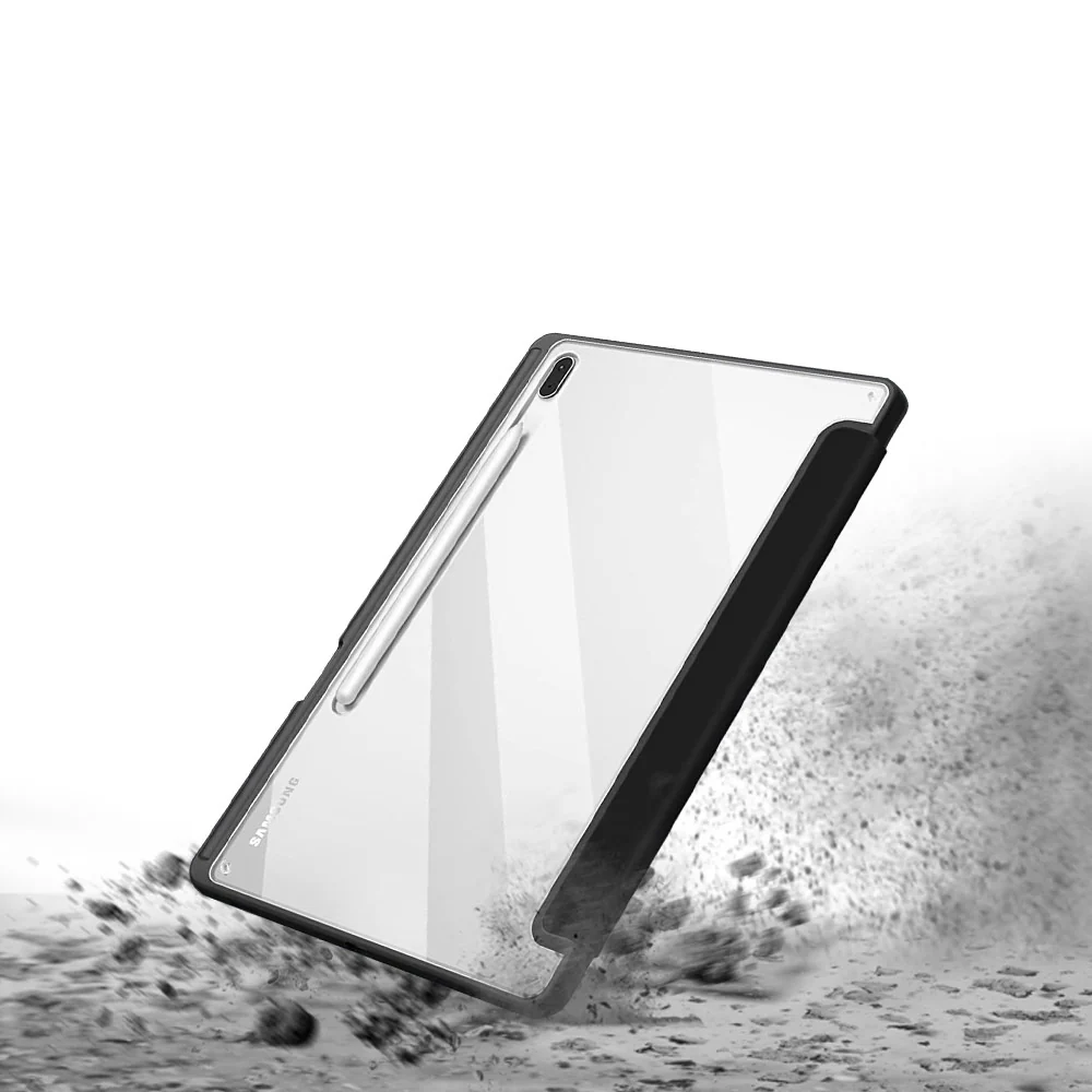 FC-SS-T730 | Samsung Galaxy Tab S7 FE SM-T730 / T733 / T736B / T735NZ | Smart Magnetic Folio Cover with Tri-Fold Stand - Image 2
