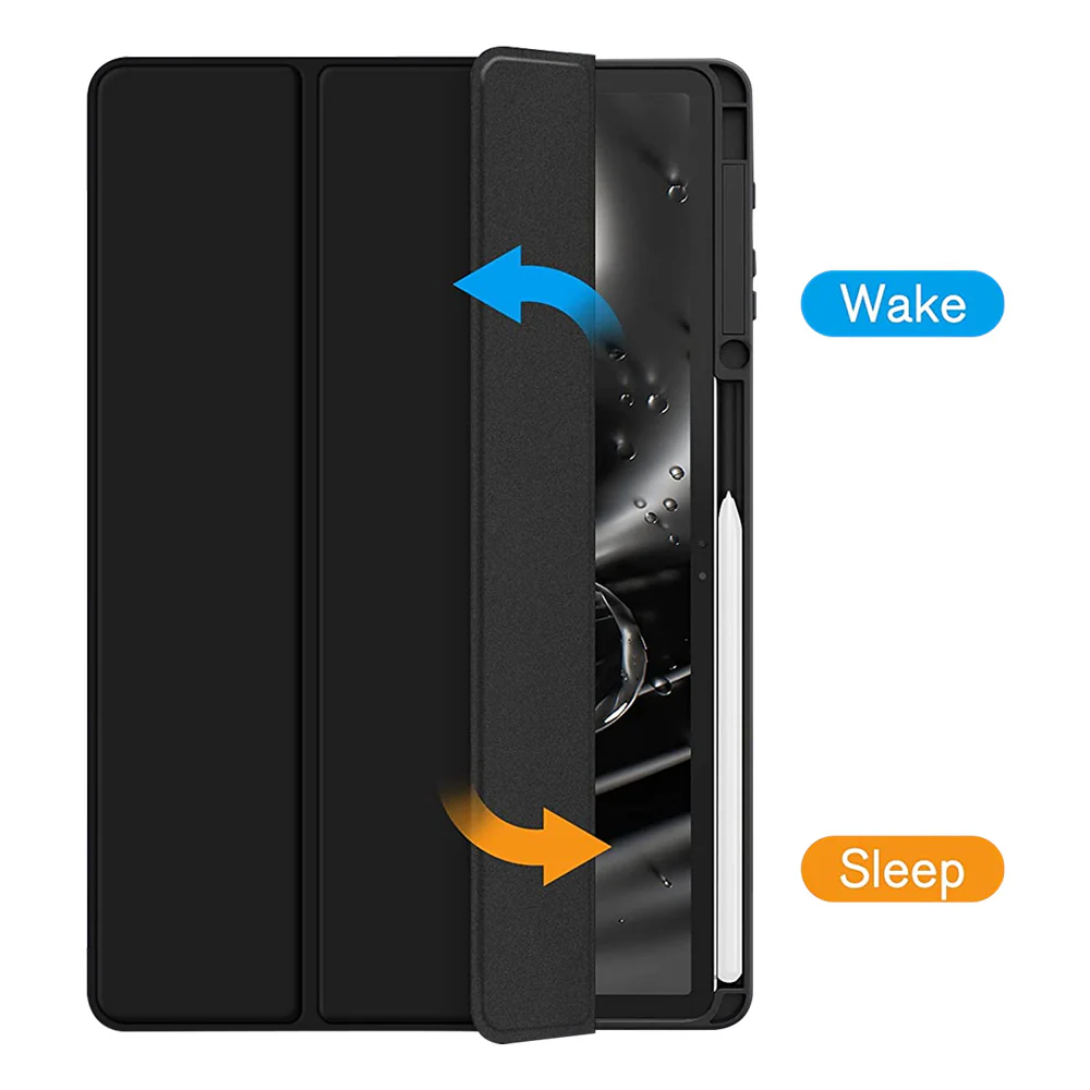 FC-SS-T730 | Samsung Galaxy Tab S7 FE SM-T730 / T733 / T736B / T735NZ | Smart Magnetic Folio Cover with Tri-Fold Stand - Image 5