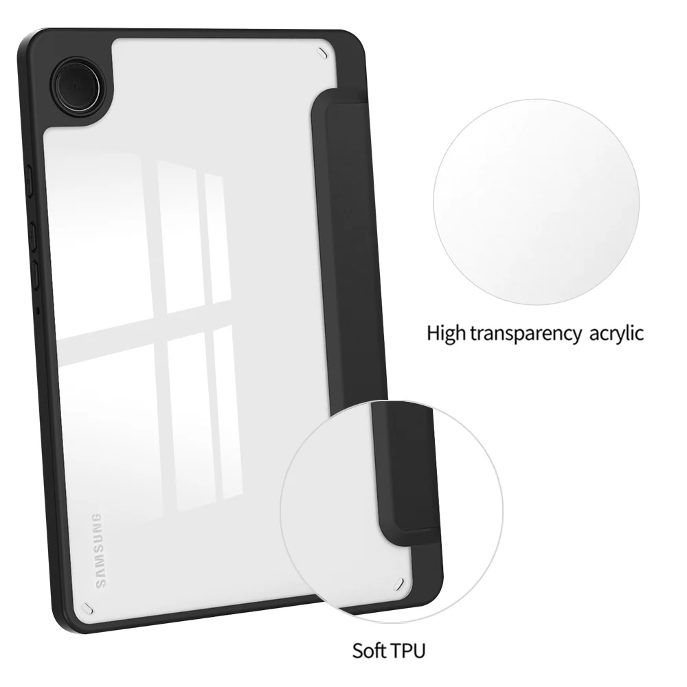 FC-SS-X110 | Samsung Galaxy Tab A9 ( 8.7" ) SM-X110 / SM-X115 | Smart Magnetic Folio Cover with Tri-Fold Stand - Image 3