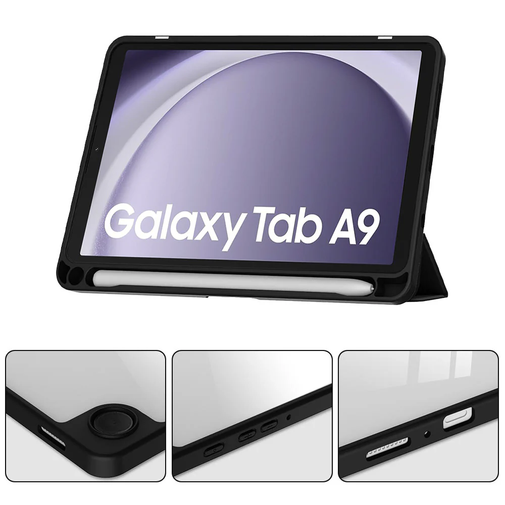 FC-SS-X110 | Samsung Galaxy Tab A9 ( 8.7" ) SM-X110 / SM-X115 | Smart Magnetic Folio Cover with Tri-Fold Stand - Image 4