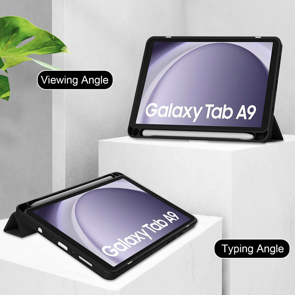 FC-SS-X110 | Samsung Galaxy Tab A9 ( 8.7" ) SM-X110 / SM-X115 | Smart Magnetic Folio Cover with Tri-Fold Stand - Image 6