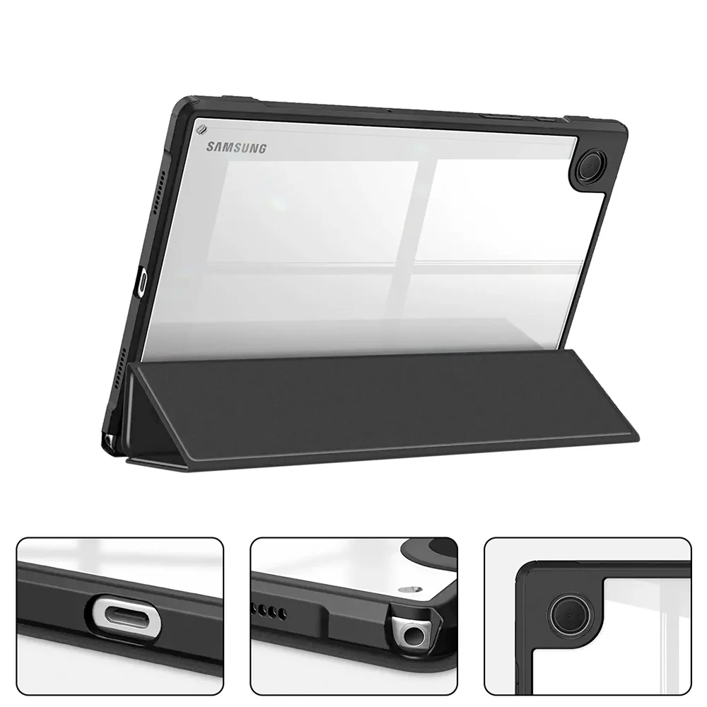 FC-SS-X205 | Samsung Galaxy Tab A8 SM-X200 / X205 | Smart Magnetic Folio Cover with Tri-Fold Stand - Image 4