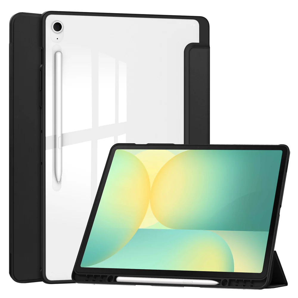FC-SS-X620 | Samsung Galaxy Tab S10 FE+ S10 FE Plus SM-X620 X626 X628 | Smart Magnetic Folio Cover with Tri-Fold Stand